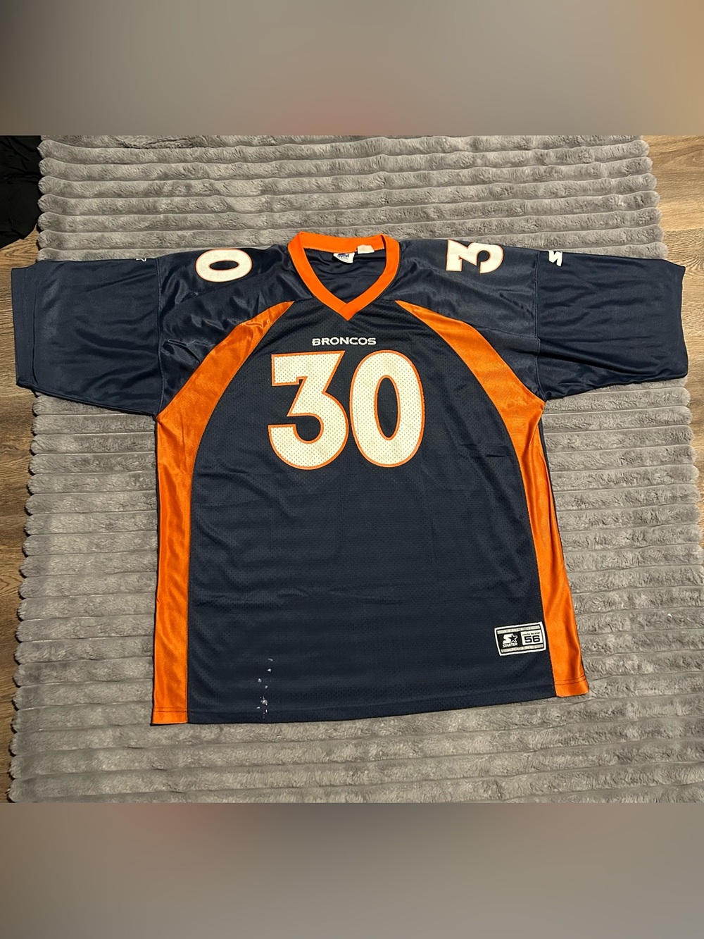 Vintage 1990’s Starter Terell Davis #30 Denver Broncos Jersey